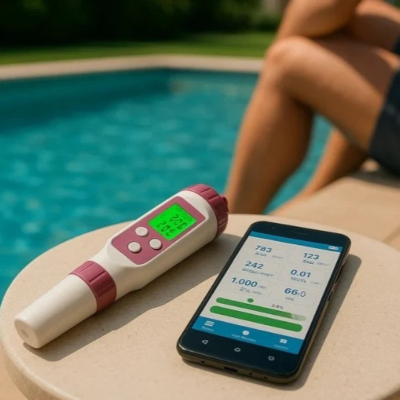 Digitale 7-in-1 Slimme Waterkwaliteitsmeter met App-Connectiviteit