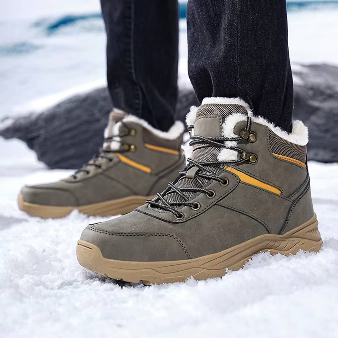 Heren winterwandelschoenen – met zachte voering en waterdicht