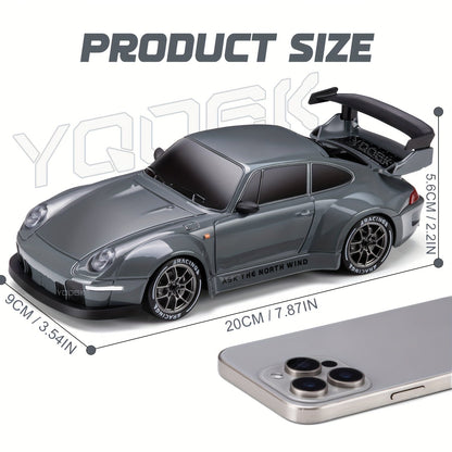 1:24 RC driftauto met LED-wielen en oplaadbare 4WD raceprestaties