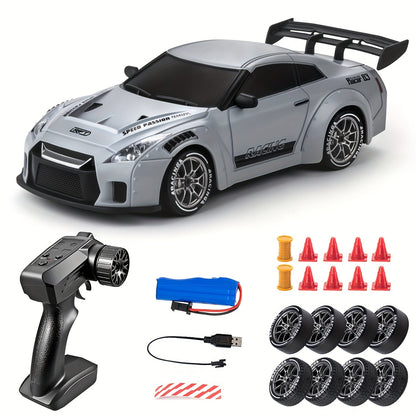 1:24 RC driftauto met LED-wielen en oplaadbare 4WD raceprestaties