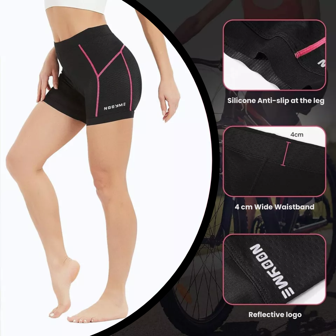 Dames fietsshorts – gevoerd voor comfort en zadelpijnverlichting