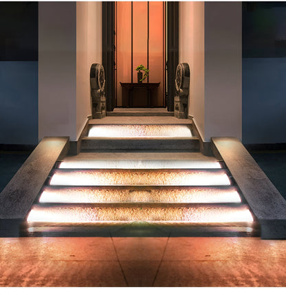 2 Stuks Driehoekige Zonne-energie Stapverlichting Waterdichte LED Buiten Tuinverlichting