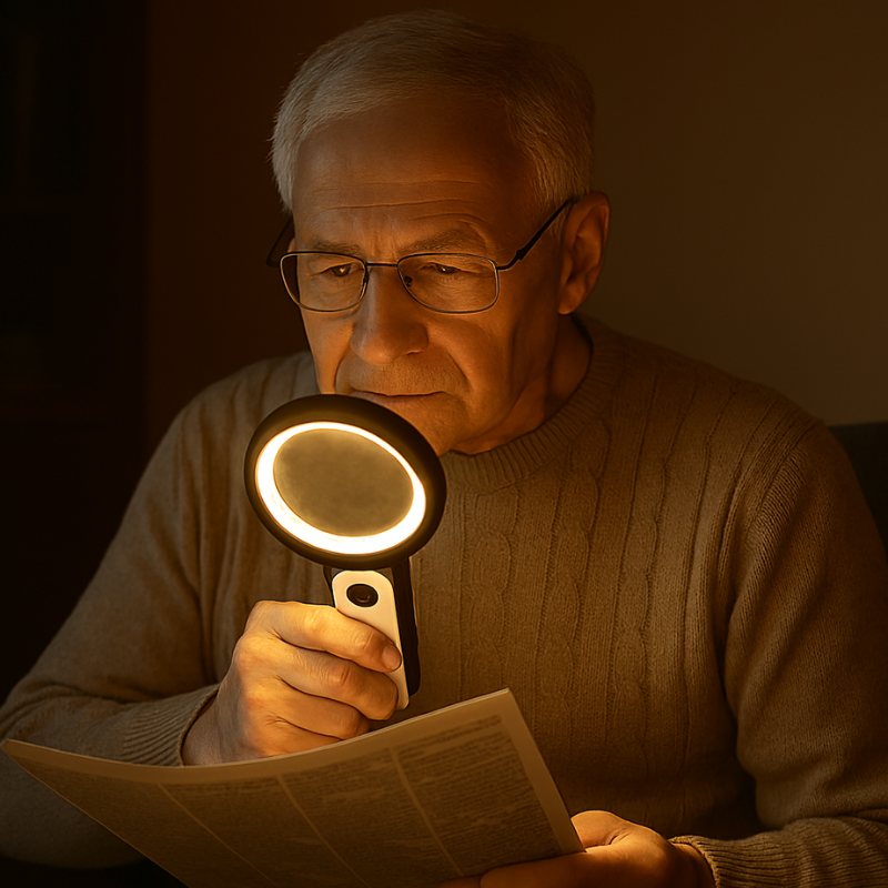 20X handvergrootglas voor lezen met helder lensontwerp