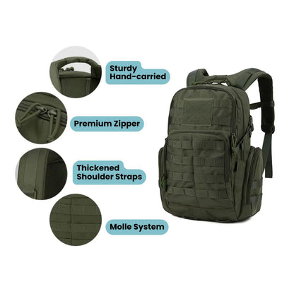 25L tactische rugzak waterbestendig MOLLE rugzak met hydratatievak