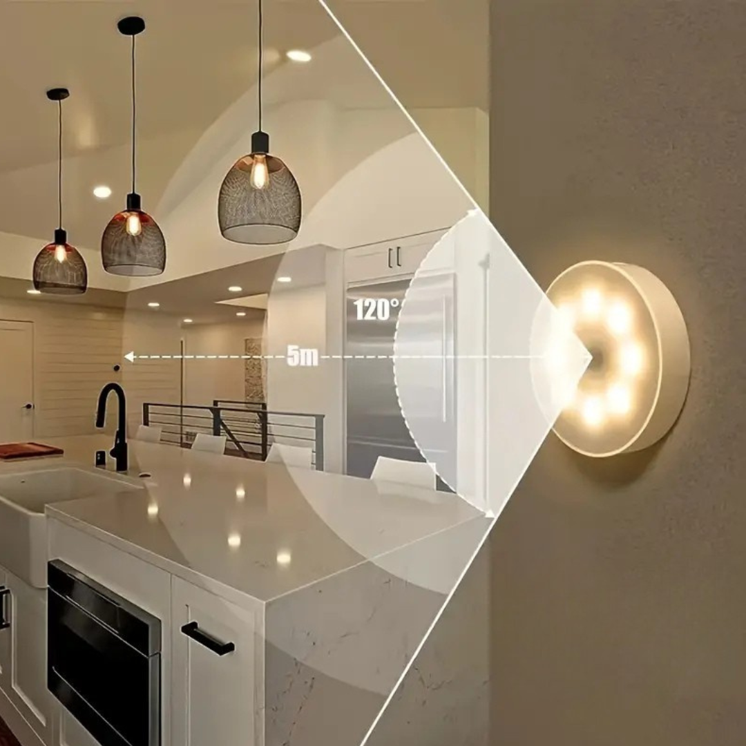 3-pack LED bewegingssensor nachtlampjes oplaadbaar magnetisch