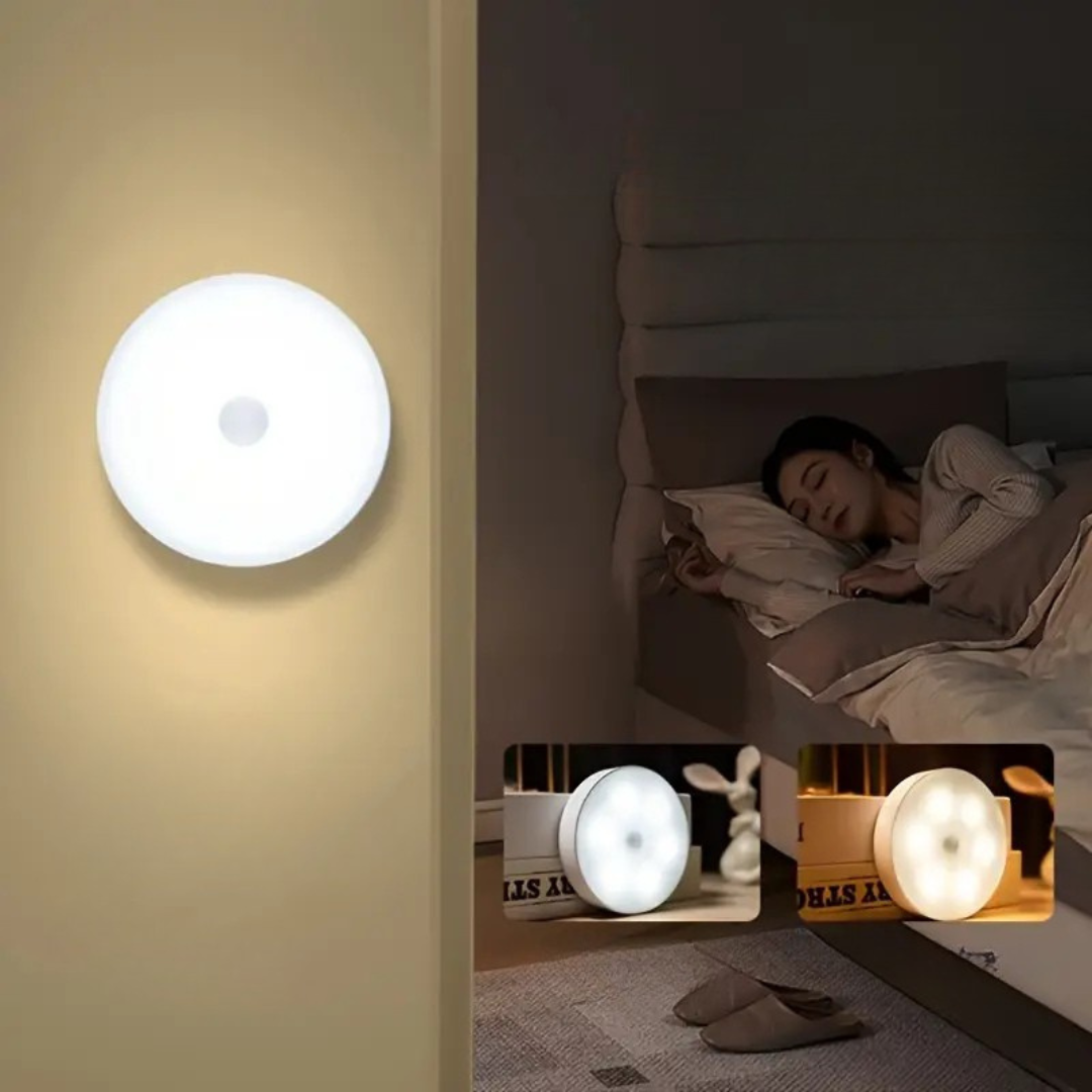 3-pack LED bewegingssensor nachtlampjes oplaadbaar magnetisch