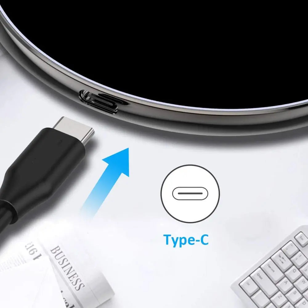 30W snelle draadloze oplader met USB C