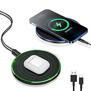 30W snelle draadloze oplader met USB C