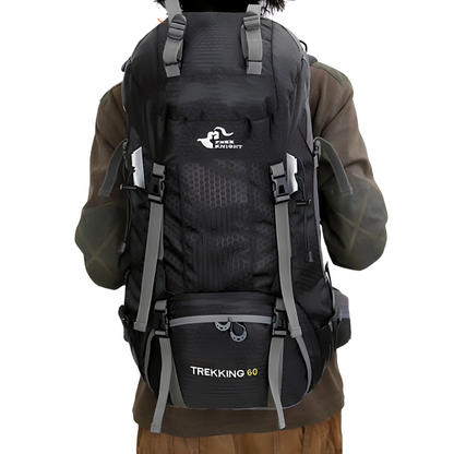 60L Lichtgewicht Waterdichte Wandelrugzak – Duurzaam & Comfortabel