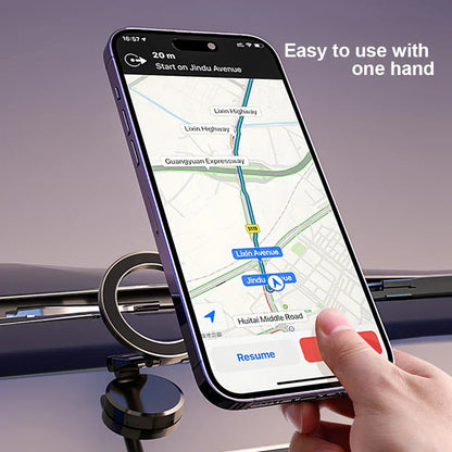 360° opvouwbare magnetische autotelefoonhouder verstelbare bevestiging