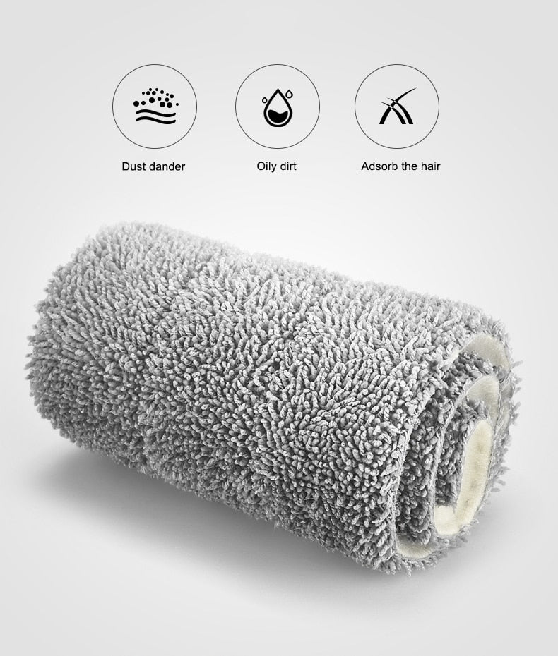 360° mop- en emmerset met aluminium handvat en microvezel pads