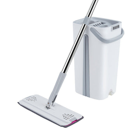 360° mop- en emmerset met aluminium handvat en microvezel pads