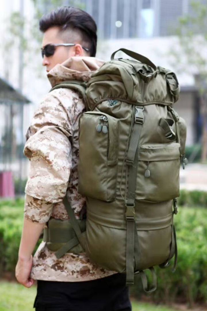 Outdoor Rugzak – 70L Wandel- en Reistas