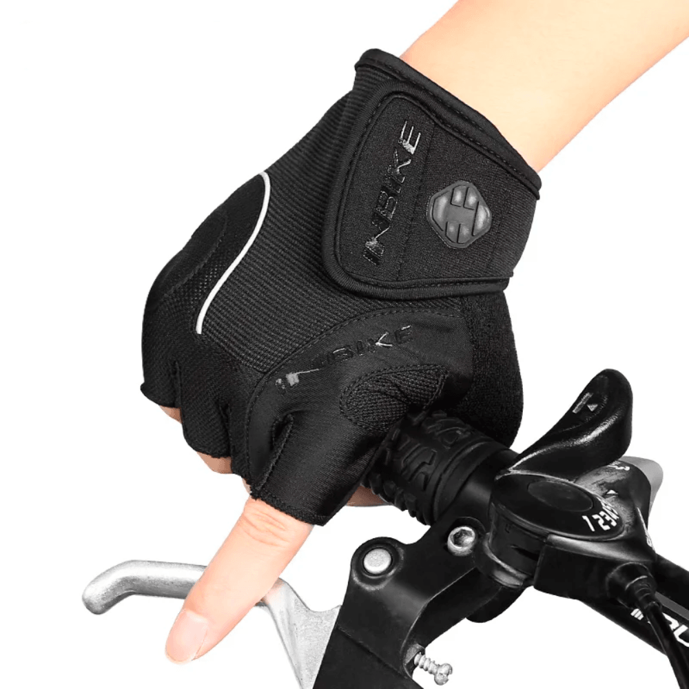 3D Gel Gevoerde Fietshandschoenen Ademend Halve Vinger Grip Handschoenen