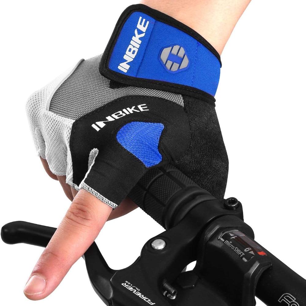 3D Gel Gevoerde Fietshandschoenen Ademend Halve Vinger Grip Handschoenen