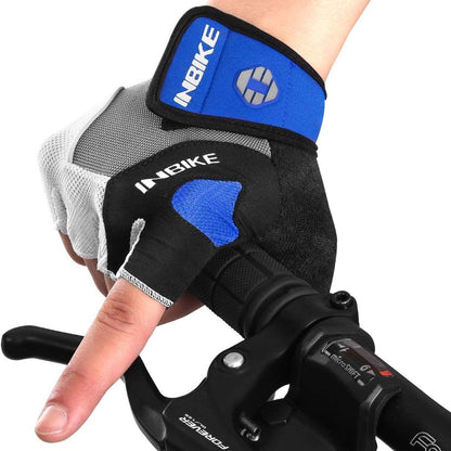 3D Gel Gevoerde Fietshandschoenen Ademend Halve Vinger Grip Handschoenen