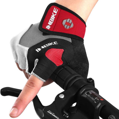 3D Gel Gevoerde Fietshandschoenen Ademend Halve Vinger Grip Handschoenen
