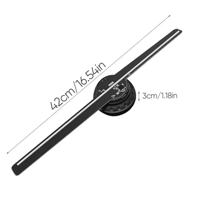 3D hologram LED ventilatorprojector hoge resolutie display