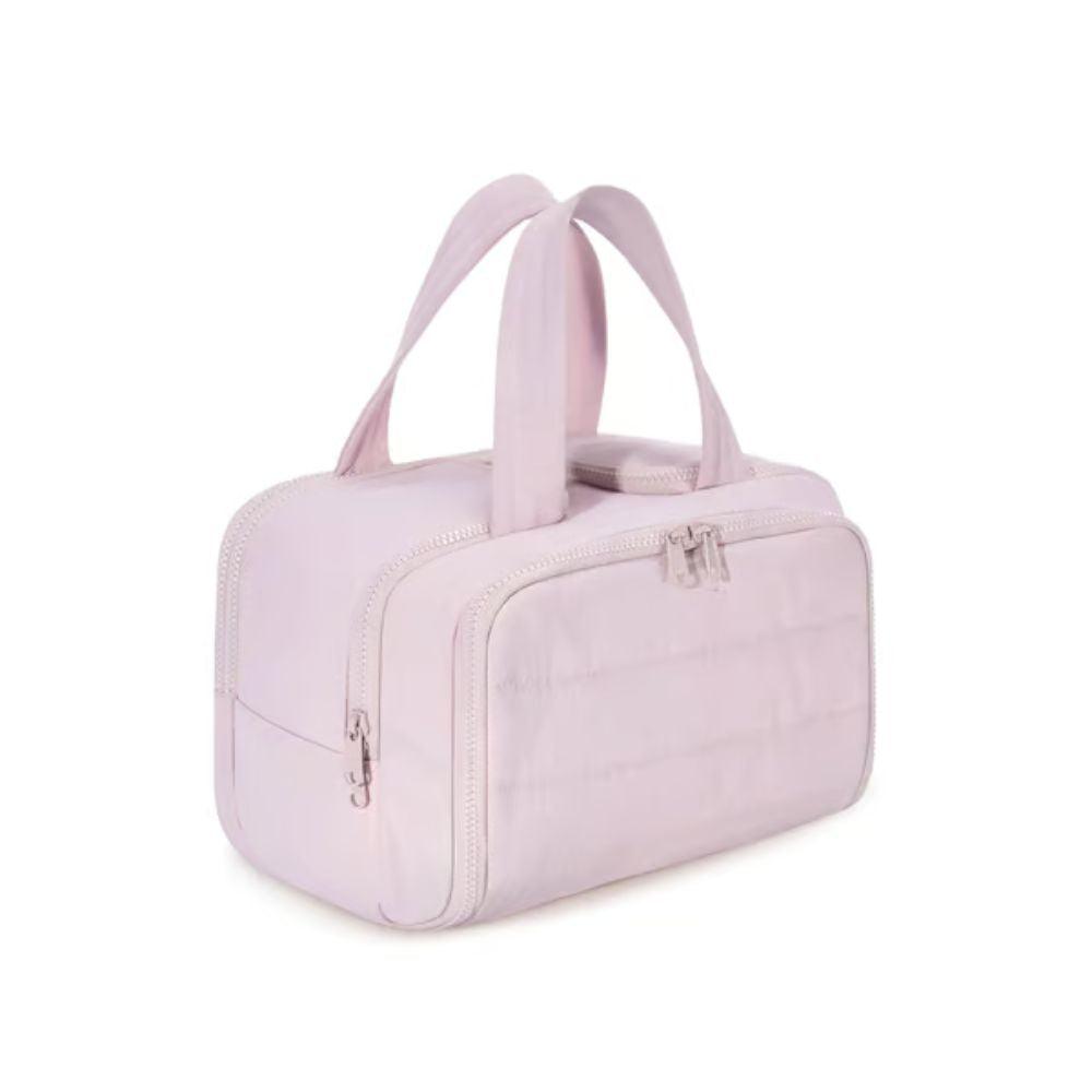 4-in-1 puffy toilettas voor dames grote make-up en huidverzorgingsorganizer