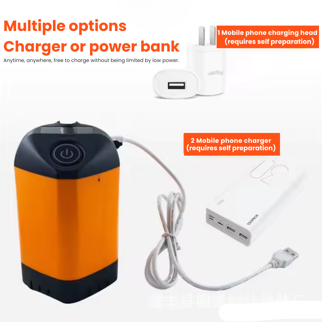 Draagbare campingdouche – Oplaadbaar, compact en efficiënt