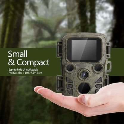 Mini Trail Camera 1080p - Bewegingsgeactiveerde Wildlife & Beveiligingscamera