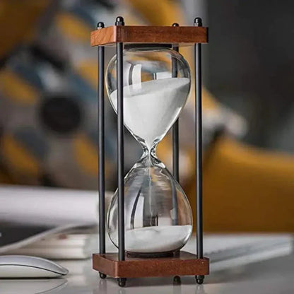 60 minuten zandloper elegante zandloper tijdmanagement decoratie klok