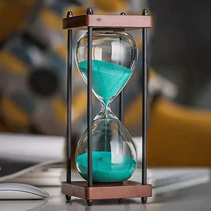 60 minuten zandloper elegante zandloper tijdmanagement decoratie klok