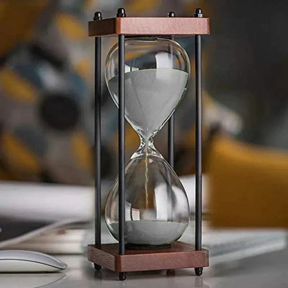 60 minuten zandloper elegante zandloper tijdmanagement decoratie klok