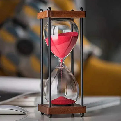 60 minuten zandloper elegante zandloper tijdmanagement decoratie klok