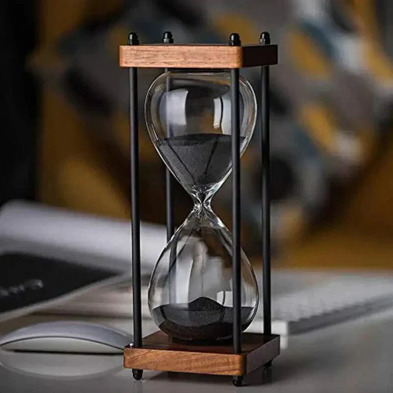60 minuten zandloper elegante zandloper tijdmanagement decoratie klok