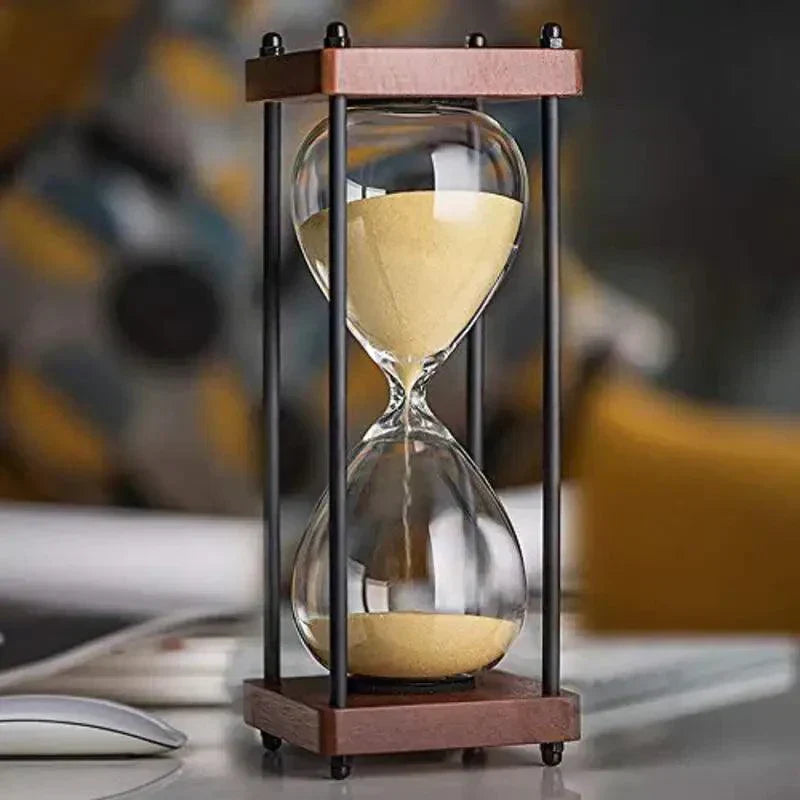 60 minuten zandloper elegante zandloper tijdmanagement decoratie klok