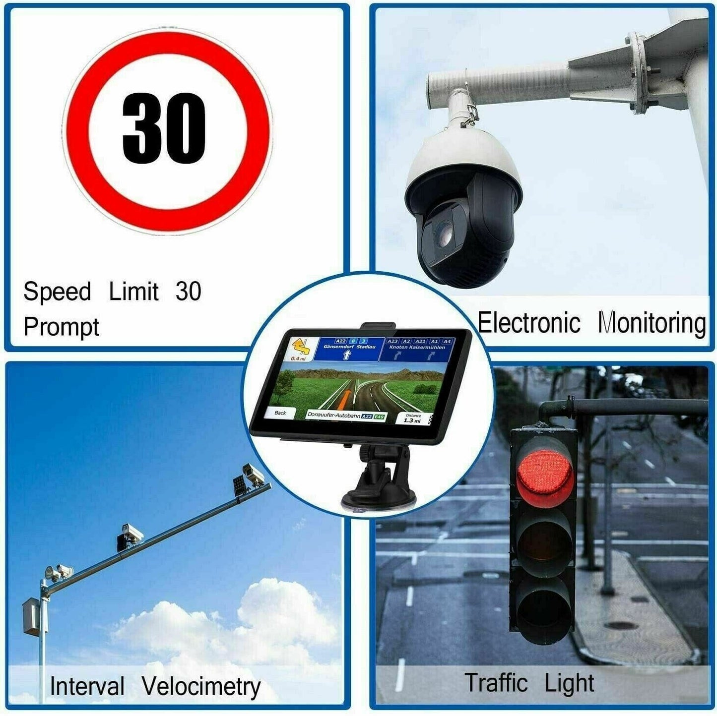 7" GPS-navigatiesysteem – 2026 verbeterde satnav voor auto’s en vrachtwagens