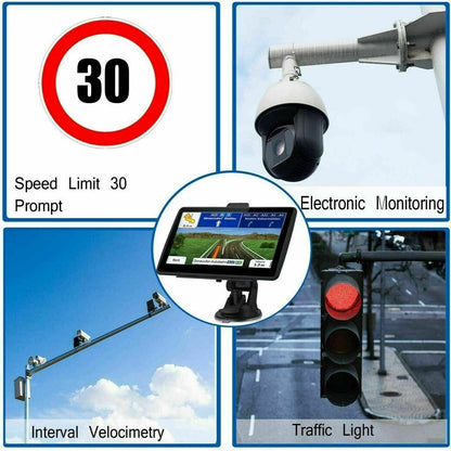 7" GPS-navigatiesysteem – 2026 verbeterde satnav voor auto’s en vrachtwagens
