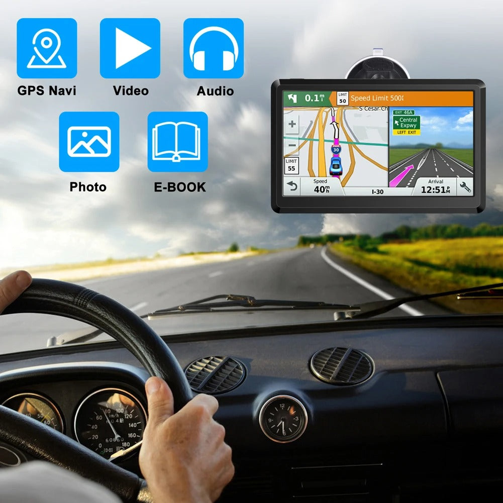 7 inch multi-modus GPS navigatiesysteem voor vrachtwagen, auto en bestelwagen