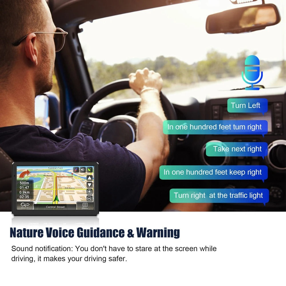 7 inch multi-modus GPS navigatiesysteem voor vrachtwagen, auto en bestelwagen