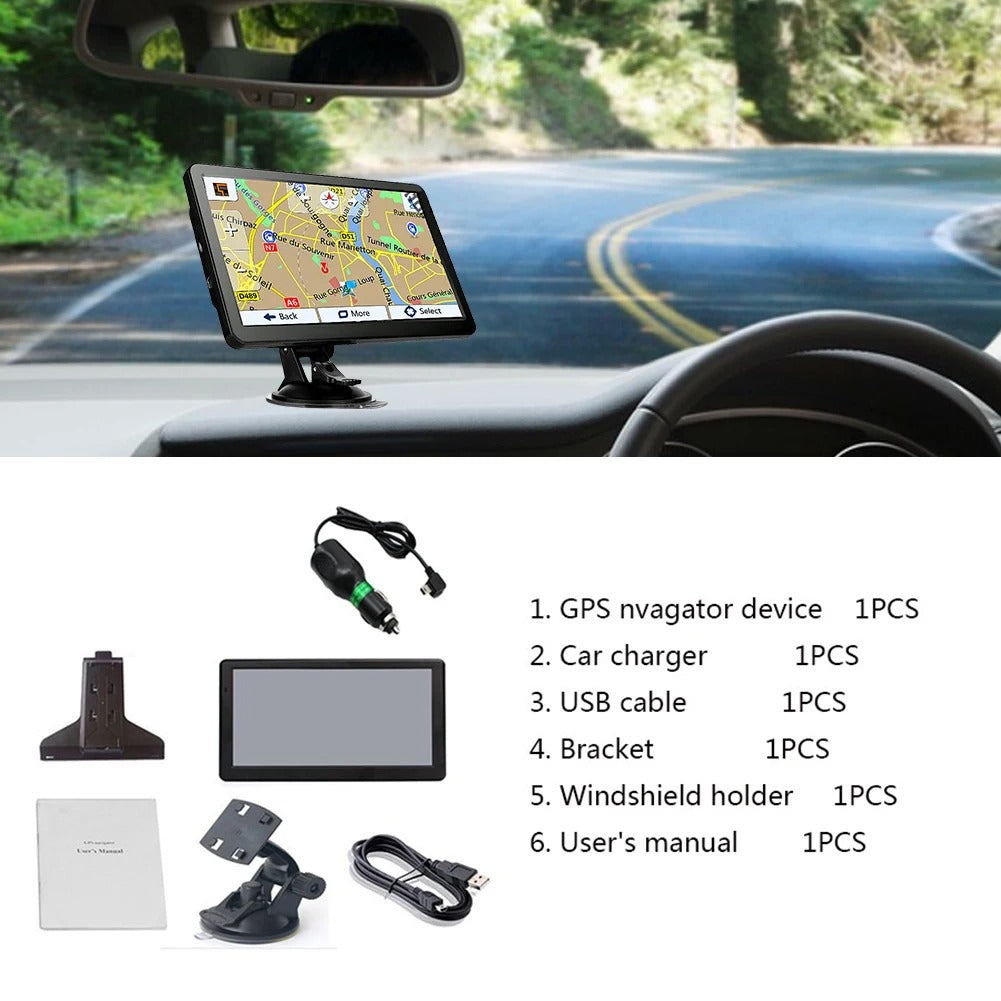7 inch multi-modus GPS navigatiesysteem voor vrachtwagen, auto en bestelwagen