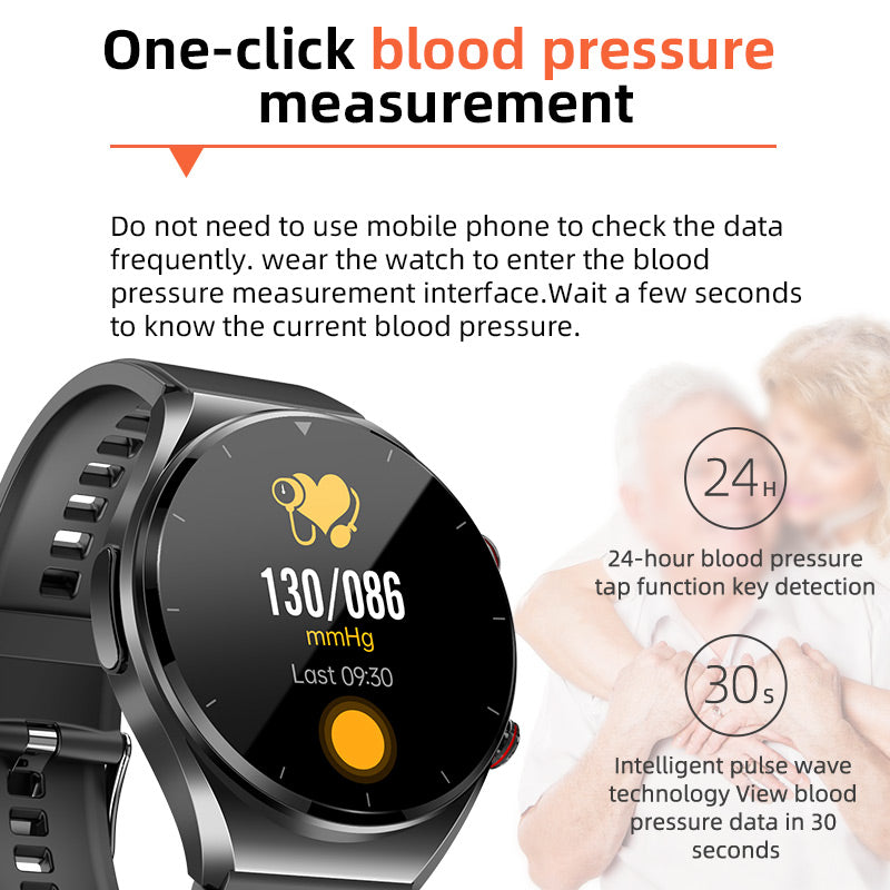 Slimme fitnesshorloge met hartslag- en slaaptracking Bluetooth activiteitshorloge