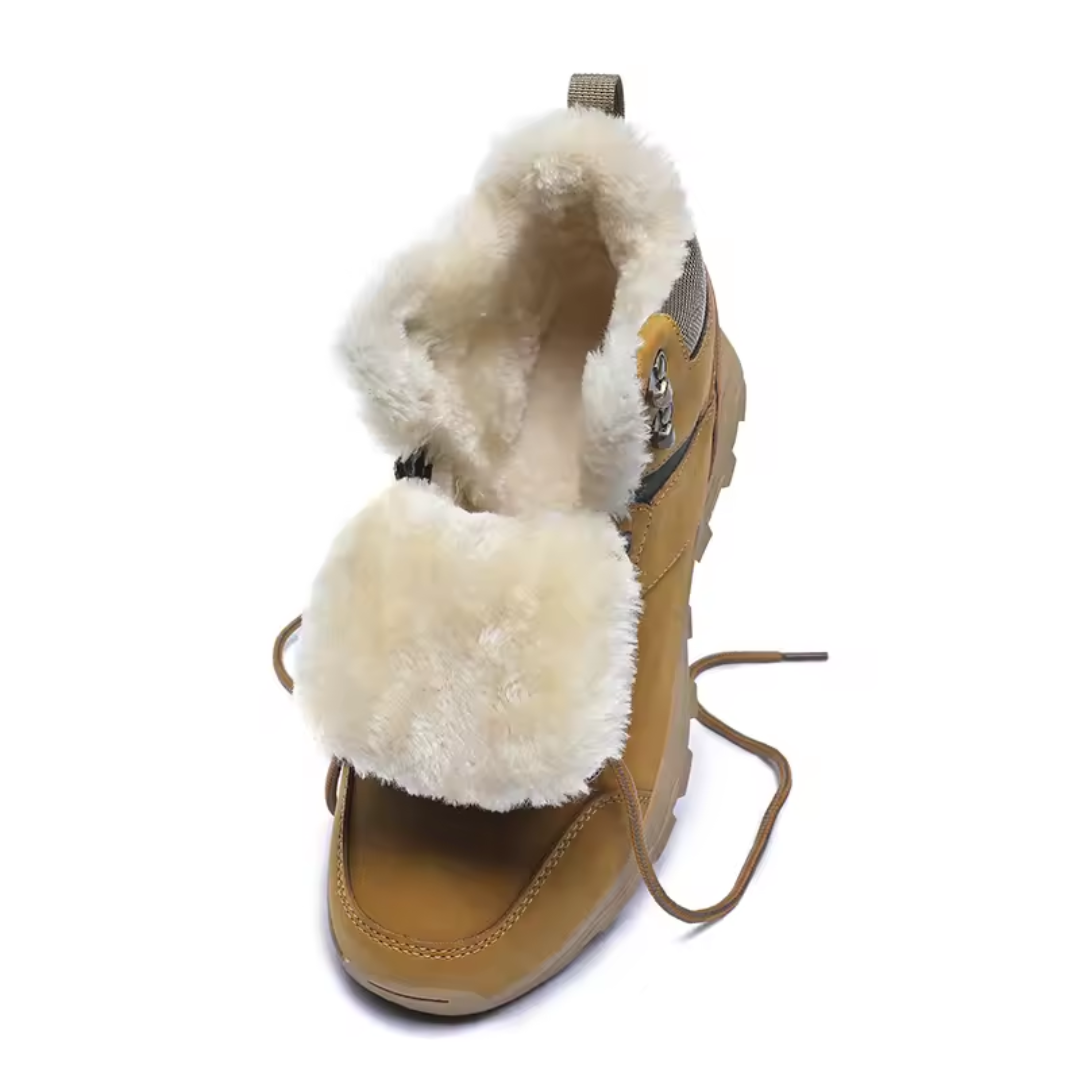 Heren winterwandelschoenen – met zachte voering en waterdicht