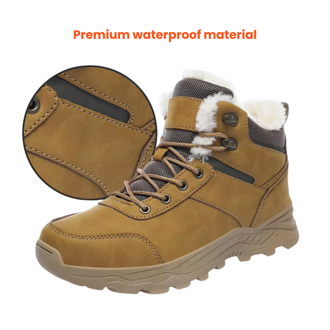 Heren winterwandelschoenen – met zachte voering en waterdicht