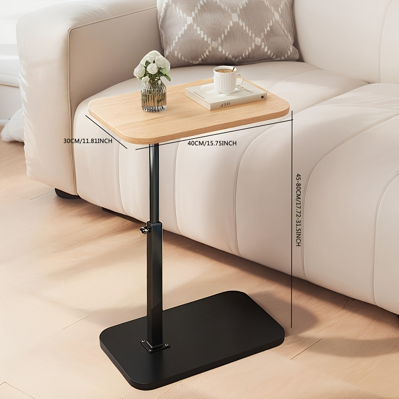 Verstelbaar Bijzettafeltje – Moderne Sofa- en Nachtkasttafel