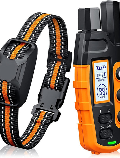 Geavanceerde honden trainingshalsband met afstandsbediening waterdicht