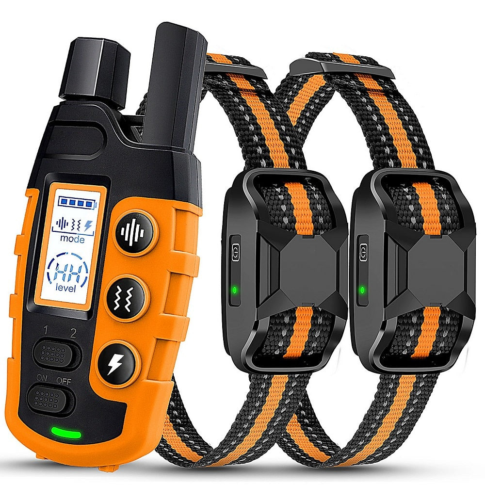 Geavanceerde honden trainingshalsband met afstandsbediening waterdicht