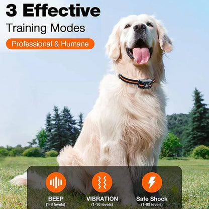 Geavanceerde honden trainingshalsband met afstandsbediening waterdicht