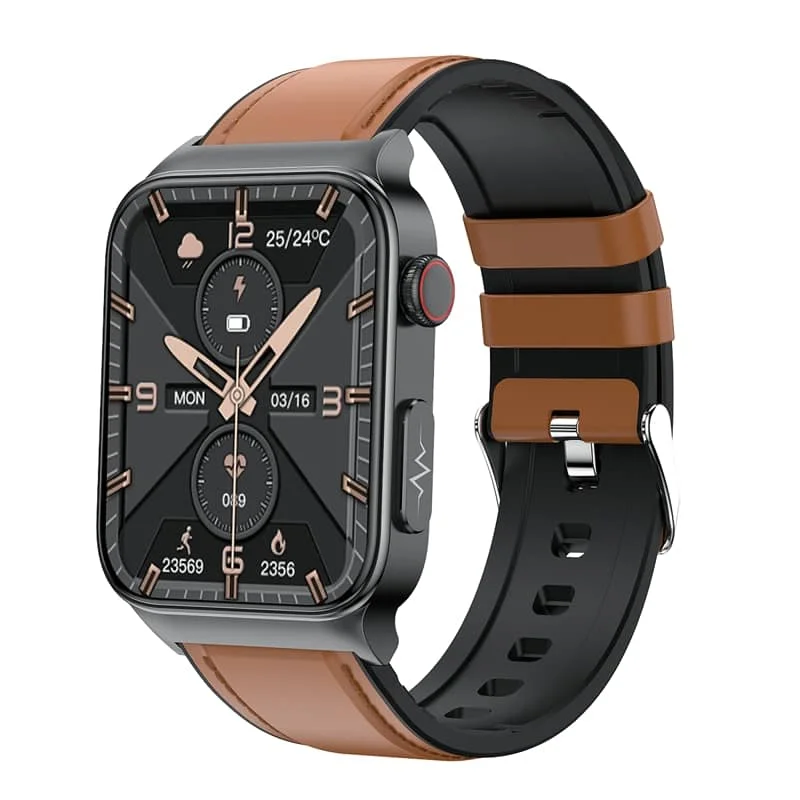 Geavanceerde gezondheidsmonitoring smartwatch met ECG-tracking