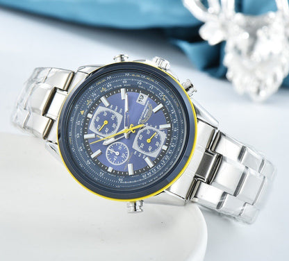 AeroMaster pilotenhorloge met wereldtijd en radiosynchronisatie
