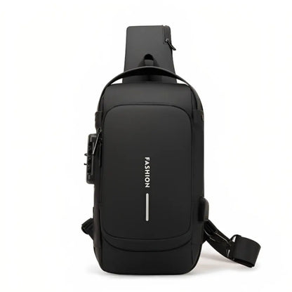 AeroShield waterdichte anti-diefstal crossbody tas met USB-oplader