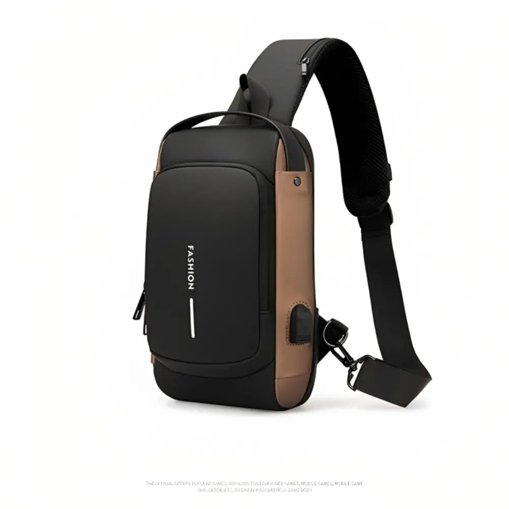 AeroShield waterdichte anti-diefstal crossbody tas met USB-oplader