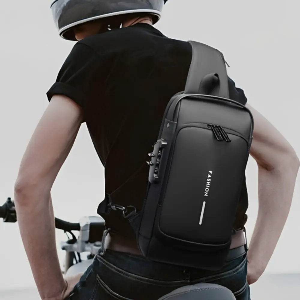 AeroShield waterdichte anti-diefstal crossbody tas met USB-oplader