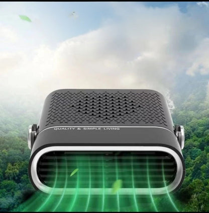 AirComfy 4-in-1 auto ventilator verwarming koeling met 360 rotatie