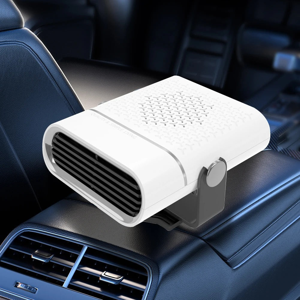 AirComfy 4-in-1 auto ventilator verwarming koeling met 360 rotatie
